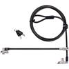 Kensington Slim N17 2.0 Lucchetto a Doppia Testa per Slot a Forma di Cuneo, Dotato di Chiave e Cavo di Sicurezza in Acciaio al Carbonio da 1,8 m, Protegge fino a 2 Laptop Dell