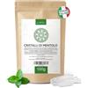 Detox Organica-Cristalli di Mentolo Sauna-100 g-Menta pura al 100%-Accessori Per Sauna-Sauna da casa-Sensazione Rivitalizzante - Rinfresca e Stimola i Sensi