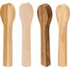 BeaverCraft BB3 - Set di cucchiai da intaglio in legno grezzo per intagliare i cucchiai, in legno di tiglio morbido, set per hobby, 4 pezzi grezzi in legno grezzo, ontano, noce, olmo, acero