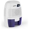 Senelux Potente mini deumidificatore portatile da 500 ml, piccolo deumidificatore efficiente e stabile, umido per la casa, assorbitore di umidità portatile per piccole stanze, bagno, cantina, da letto