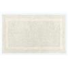 HOMESCAPES Tappetino da bagno extra large 1600 g/m², super morbido, 100% cotone, reversibile, antiscivolo, lavabile, super assorbente, asciugatura rapida, 70 x 120 cm, colore: crema