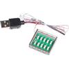 TEDDOO 1 piastra di espansione a 10 porte da 0,8 mm, interfaccia USB, adatta per luci e accessori di illuminazione a blocchi