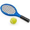 Opemg Racchetta da Tennis in miniatura Casa delle bambole Decorazione Sportiva Strumenti in Miniatura Micro Giocattoli Racchetta da Tennis Racchetta da Tennis Donne Desktop Mini Racchetta Da Tennis