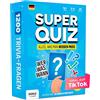 The World Game Super Quiz - Giochi di società Trivial per adulti con 1200 domande - Giochi da tavolo con carte quiz - Gioco di conoscenza per la famiglia con adolescenti - Giochi per feste