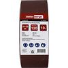 Woltersberger® 10 nastri abrasivi in tessuto, dimensioni 100 x 620 mm, grana P80, carta vetrata, per levigatrice a nastro/carta vetrata