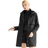 Orolay Giacca impermeabile da donna con cappuccio, leggera giacca a vento per l'outdoor, Oliva, S