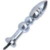 YOANSEXY Elettrostimolatore Plug Anale Electro Sex Dildo per Massaggio SM Stimolazione, Accessori Giocattoli Sessuali Stimolazione Elettrica Adulti l'allenamento di Dilatazione Anale Per Uomo Donna Coppie, D