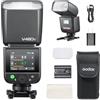 Godox V480-F Flash per Fujifilm, GN50 High Output, Controllo Touchscreen, Carica USB-C, Tempo di riciclo rapido di 1,7 s, 650 flash a piena potenza, 2.4G X Wireless 1/8000s HSS TTL Flash Speedlite