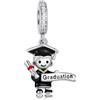 Vegaine Vittoria della Laurea Charms per Braccialetti Graduation Charm Gioielli Regali per Donne