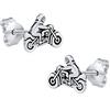 SILVEGO Orecchini da Donna in Argento 925 Moto, PRM11380