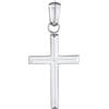 Kuzzoi Ciondolo a forma di croce in argento Sterling 925 per collane, gioielli religiosi, accessorio per uomini, ragazzi e bambini, Argento sterling