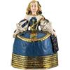 DRW Figura Menina Infanta Margherita Blu Resina Dipinta a Mano 9 cm