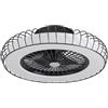 Levitantes Ventilatore DC 72 W 5 pale 18 x 53 x 53 cm 6 velocità telecomando, memoria, regolazione dell'intensità, ideale per freschezza e comfort in casa