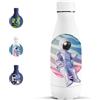 Motswedi Borraccia Termica, 350 ml Senza BPA, Borraccia, 18/8 Acciaio Inossidabile, Bottiglia Bambini, Isolamento Sottovuoto a Doppia Parete, Bottiglia Termica per Scuola, Viaggi - Astronauta Bianca