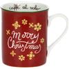 THUN - Mug rossa in porcellana Sorprese di Natale