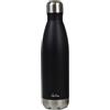 JATA HTER1011 - Bottiglia acqua in acciaio inox 500 ml. Bottiglia termica senza BPA. Thermos con chiusura a vite. Mantiene le bevande calde o fredde. Doppio isolamento: interno ed esterno. Nero