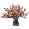 WEISPARK Fiori artificiali - Fiori finti per bambini - Bouquet di Gypsophila in seta sintetica per vaso, fai da te, casa, ufficio, feste di nozze (35,6 cm, pelle-5 pezzi)