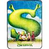 Silver Buffalo Shrek Big S for Shrek Poster 114,3 x 152,4 cm Raschel Throw