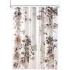 Madison Park Cassandra Cotton Percale Bathroom Shower Arredamento Moderno del Bagno Shabby Chic, Lavabile in Lavatrice, Cotone, Blush, W 72 x L 72 (1 Panels)