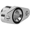 Tbest Taott Flangia di Ritorno Scarico Olio Turbo Ritorno Turbo Turbocompressore e Accessori AN10 Adattatore Flangia di Ritorno Olio Raccordo in Lega di Alluminio Adatto per