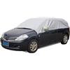 Blueshyhall Mezza copertura auto impermeabile per auto piccole e compatta SUV, copertura auto invernale, parabrezza laterale, telo di copertura per auto per interni ed esterni, in tessuto SUV