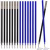 Ourdort 16 Refill per Penna Gel Cancellabile,compatibili con Legami,(8 Blu, 8 Nero),Altezza 13 cm,Inchiostro Termosensibile, Punta 0,7 mm,Per la scuola e la vita di tutti i giorni