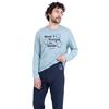 ATHENA SmileyWorld | Athena - Pigiama Lungo da Uomo - 100% Cotone - Serigrafia Smiley Petto + Pantaloni