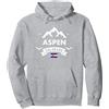 Aspen Colorado Rocky Mountain Outdoor Ad Aspen Colorado State Flag - Rocky Mountain Outdoor Felpa con Cappuccio, Unisex per Adulti, Blu Reale, S