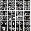 Sztqqing Stencil per tatuaggi temporanei12 fogli Tattoo Stencil riutilizzabili per Carnevale Halloween Party maschio donne Painting Tatuaggio（maschio）