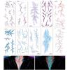 Sugeru 10 Fogli Tatuaggi Halloween, Vaso Sanguigno Adesivi Halloween Viso, Ferite Finte Halloween, Tatuaggi Cicatrici Finte, Tatuaggi Halloween Adulti per Carnevale e Feste in Maschera (fosforescente)