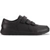 Clarks Daze Step 2 Y Childrens Black Leather, 9.5