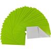 Jtnohx fogli di feltro autoadesivo, 33 pezzi 10 x 20cm tessuto in feltro adesivo, colori assortiti pannolenci rigido per artigianato fai da te, cucito, decorazione della scuola(Verde)