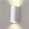 Ledvion - Lampada da Parete, 220-240V, IP54, 35W, Bianco, Senza Lampadina GU10, Lampada LED, Applique da Parete, Interno, Esterno, Dimmerabile