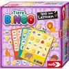 Noris Animali Bingo - Riconoscere e assegnare animali con 6 lavagne bingo, 26 dischi animali, 69 chip, sacchetto di stoffa e istruzioni in 4 lingue, gioco educativo a partire dai 4 anni in su