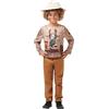 Rubie's Rubies 640787M - Costume ufficiale da Dino Explorer, Safari Jungle Zoo Keeper, per bambini, taglia M 5-6 anni, unisex, multicolore, Halloween