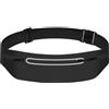 FOSDICK Marsupio Running Impermeabile Uomo Donna, Porta Cellulare Corsa, Cintura Porta Telefono per Corsa Jogging Fitness, Bicicletta Escursioni Viaggi con Strisce Riflettenti