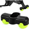 Ufdeoton 1 pezzo Rocker Plate Feet Indoor Cycling Snap Rocker Feet Adattatore per Zwift Ride Gamba anteriore portatile per Wahoo Kickr Core Allenatore a rulli con 2 palline da tennis Zwift Accessori