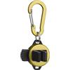 Hosenk Clip portatile per canna da pesca con moschettone, rosso e nero, clip indossabili per pesca a mosca