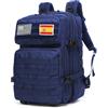 GUJOIN Zaino Da Pesca Da 50 Litri Impermeabile In Nylon Durevole,Zaino Sportivo Tattico Militare All'aperto Zaini Da Trekking Casual, Blu navy, 50L