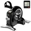 TODO Mini Cyclette a Pedale per Anziani, Pedaliera Riabilitazione per Casa e Ufficio, Cyclette da Seduta Resistenza Regolabile & Cintura di Fissaggio, con LCD Display