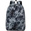 ADGBPE Zaino Scuola Media Ragazzi Elementare Bimbo Elementari Bambino School Bag For Boys Lightning Grande Leggero Viaggio Impermeabile (4-Nero)