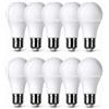 ZONE LED Lampadina a LED E27, 10,5 Watt, 1055 lumen, E27, luce bianca calda, 3000 Kelvin, sostituisce lampadina da 75 Watt, A60, 200°, lampadine a risparmio energetico, confezione da 10 pezzi