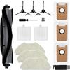 MsDaos Parti di Ricambio Compatibile con Airrobo T20+ T25+ T30+ GT21/ FIXR T20 | Kit di Accessori Include 1 Spazzola a Rullo, 2 Filtri, 3 Spazzole Laterali, 3 Sacchetti per Polvere, 3 Panni Mocio