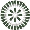 sourcing map 50 nappe portachiavi sfuse per artigianato, 3,8 cm, in pelle, nappe, ciondoli per portachiavi, gioielli fai da te, accessori fatti a mano, verde militare
