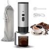 XJJAUGKLY Macchina da caffè portatile 3 in 1 Mini macchina da caffè da viaggio, macchina espresso per auto con USB, compatibile con capsula e caffè in polvere, adatta per viaggi, campeggio e famiglie