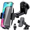 Vexloria Porta Cellulare Auto, Supporto Telefono Auto Universale, [Potente Ventosa] Porta Telefono Per Il Cruscotto & Presa d'Aria Automobile e Parabrezza Adatto a Tutti Smartphone da 4-7