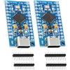 ARCELI Pro Micro Board con modulo chip 32u4, Micro Pro Mini 5 V/16 MHz, auto-aggiornatore USB di tipo C, schede madri compatibili con Arduino (2 pezzi)