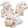 lilizzhoumax Peluche Pecora 3 Pezzi, Carino animale Pecora Peluche, Bianco giocattolo Peluche Pecora, morbido Bambole Animali Selvatici, Regalo per Bambini e Amici