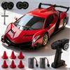 ExKeen Lamborghini RC Drift Auto, 1:18 4WD High Speed RC Drift Auto con valvola a farfalla completamente proporzionale e luci a LED, licenza ufficiale RC Lamborghini Drift Car per ragazzi dai 6 7 8 9 10 11