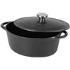 Sitram SITRASLOW Casseruola Ghisa Nero